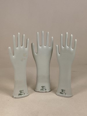 Lot 275 - ROSENTHAL; three unusual white glazed shop...