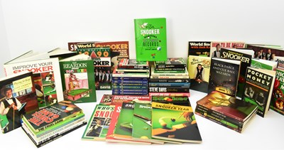 Lot 44 - SNOOKER; sixty various books relating to...