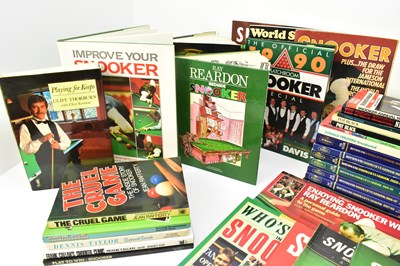 Lot 44 - SNOOKER; sixty various books relating to...