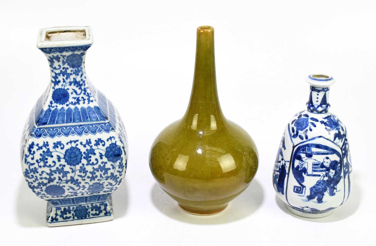 Lot 2092 Three modern Chinese vases to include two