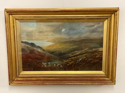 Lot 463 - UNATTRIBUTED; oil on board, Scottish Highland...