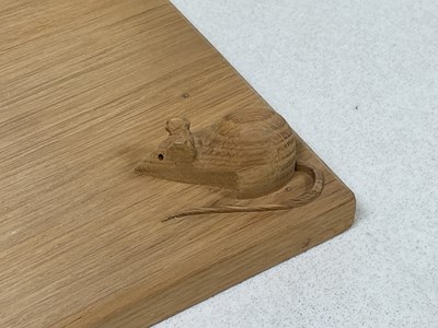 Lot 49 - BEN OXLEY, 'THE WINDSOR MOUSEMAN'; an oak...