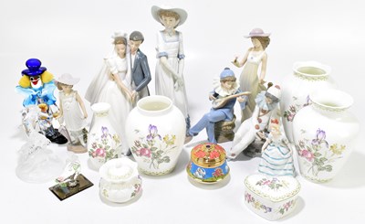 Lot 413 - NAO; a collection of five ceramic figures