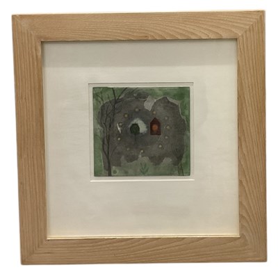 Lot 171 - JUDITH CAIN (born 1944); abstract watercolour,...