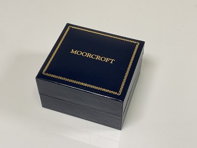 Lot 15 - MOORCROFT; an enamel 'Fritillary' design...