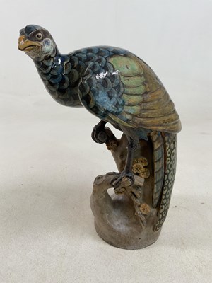 Lot 370 - A large Chinese pottery model of an exotic...