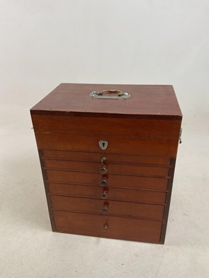 Lot 4 - An early 20th century mahogany dentist's...