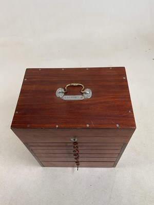 Lot 4 - An early 20th century mahogany dentist's...