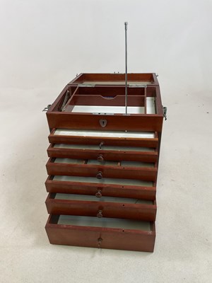 Lot 4 - An early 20th century mahogany dentist's...