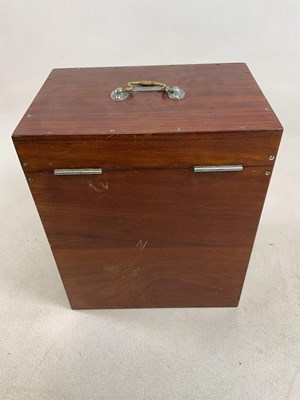 Lot 4 - An early 20th century mahogany dentist's...