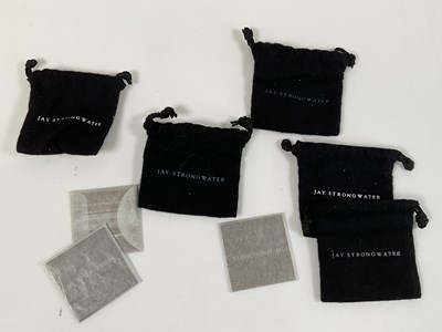 Lot 2 - JAY STRONGWATER; seven miniature enamelled...