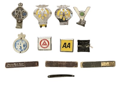 Lot 308 - A small quantity of vintage motoring badges...