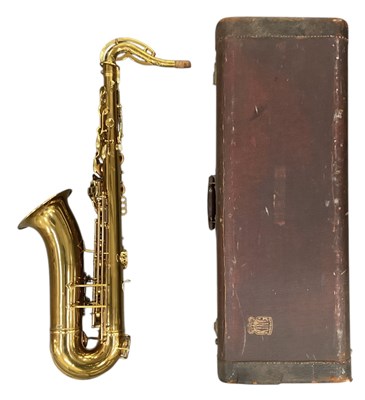 Lot 428 - H N WHITE & CO; a cased 'Zephyr' saxophone,...