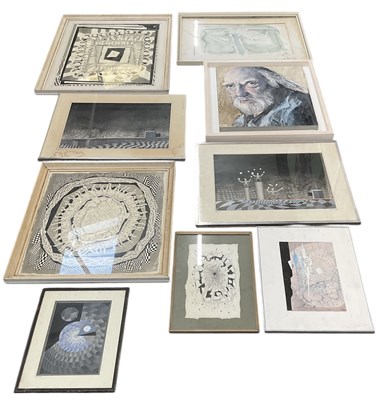 Lot 240 - RON WOOD (1922-2009); nine assorted...