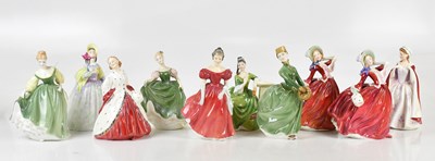 Lot 601 - ROYAL DOULTON; ten figures comprising HN2002...