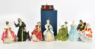 Lot 602 - ROYAL DOULTON; eight figures comprising HN3189...