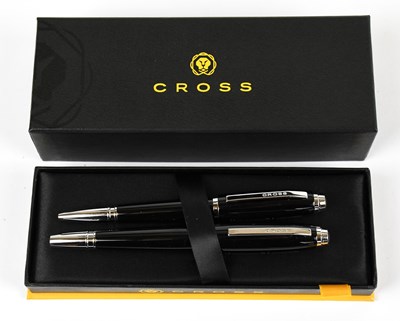 Lot 146 - CROSS; a Hargreaves Landsdown fountain pen and...