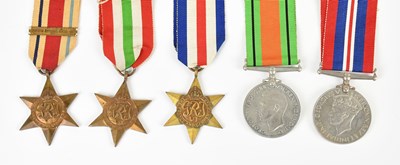 Lot 210 - Five WWII medals comprising the France and...