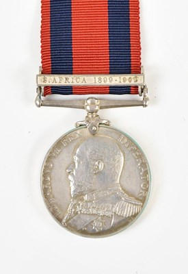 Lot 195 - An Edward VII South Africa Medal with South...