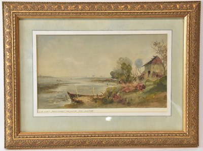 Lot 217 - AFTER JEAN BAPTISTE; watercolour, coastal...