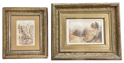 Lot 174 - CHARLES ROUSSE; watercolour, Continental...