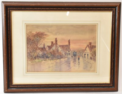 Lot 222 - HARRY WOODS (1864-1929); watercolour, 'Combs,...