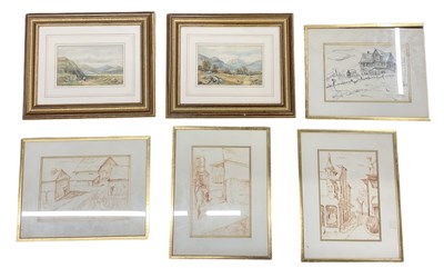 Lot 199 - HERTZ MARK; four prints of pencil and charcoal...