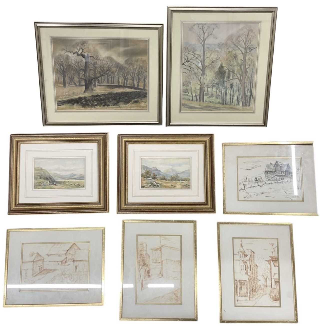 Lot 277 - PHILIP MENINSKY (1919-2007); two pastel...