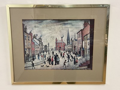 Lot 483 - AFTER L S LOWRY (British, 1887 - 1976); print,...