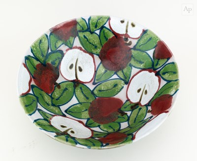 Lot 708 - Dartington Pottery; a large stoneware bowl...