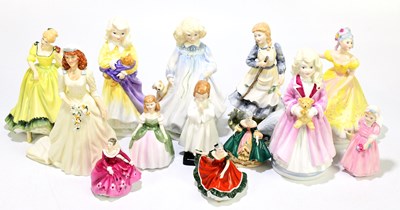 Lot 484 - ROYAL DOULTON; thirteen figures comprising...