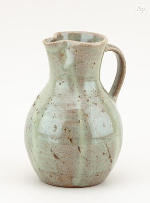 Lot 183 - EDWARD HUGHES (1953-2006); a stoneware jug...