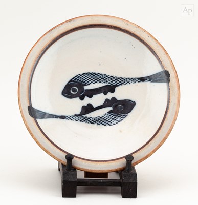 Lot 651 - SVEND BAYER (born 1946); a stoneware plate...