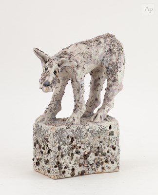 Lot 260 - IAN GREGORY (1942-2021); a grogged stoneware...
