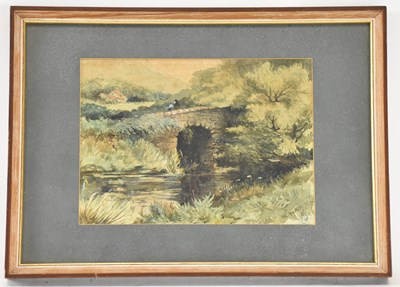 Lot 136 - WILLIAM HART (1823-1894); watercolour, 'The...