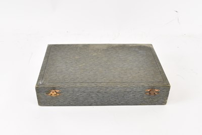 Lot 1036 - AUGUST SCHLUTER; a cased set of twelve 800...