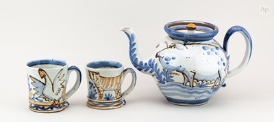 Lot 23 - ANDREW MCGARVA (born 1956); a large stoneware...
