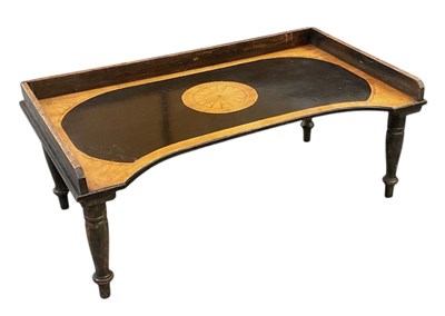 Lot 307 - An early 20th century Edwardian ebonised,...