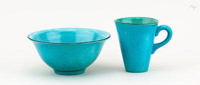 Lot 274 - JANE COX (born 1962); an earthenware bowl...
