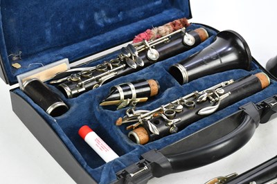 Lot 250 - BOOSEY & HAWKES; a cased 'Regent' clarinet and...