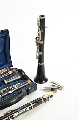Lot 250 - BOOSEY & HAWKES; a cased 'Regent' clarinet and...