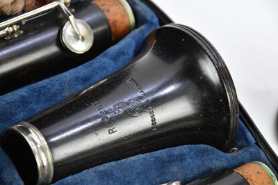 Lot 250 - BOOSEY & HAWKES; a cased 'Regent' clarinet and...