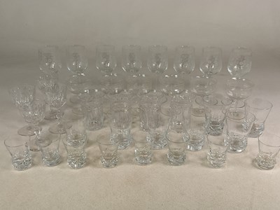 Lot 362 - A quantity of lead and cut crystal glassware,...