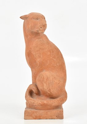 Lot 64 - HERMON CAWTHRA: a maquette of a cat