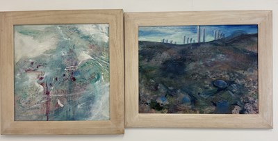 Lot 457 - ANNIE METCALFE (Newlyn, 1951-2023); oil on...