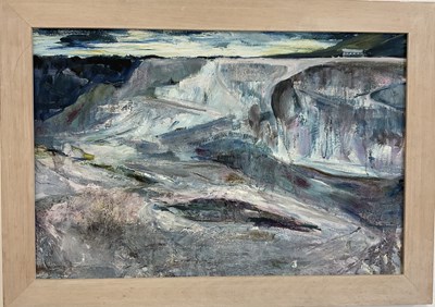 Lot 450 - ANNIE METCALFE (Newlyn, 1951-2023); oil on...