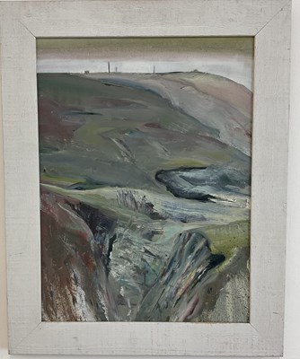 Lot 472 - ANNIE METCALFE (Newlyn, 1951-2023); oil on...