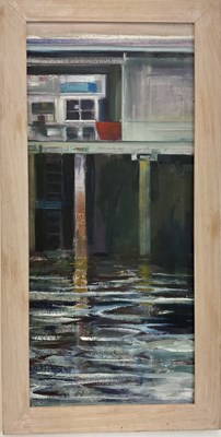 Lot 451 - ANNIE METCALFE (Newlyn, 1951-2023); oil on...