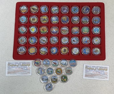 Lot 1370 - U.S STATEHOOD QUARTERS; a collection of...