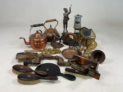 Lot 54 - Collectors' items including a Ceebrite brass...